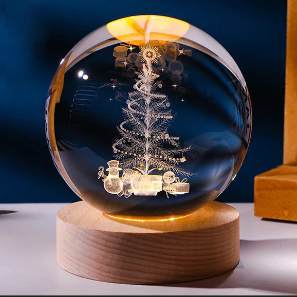 3D Planetarische Kristallkugel