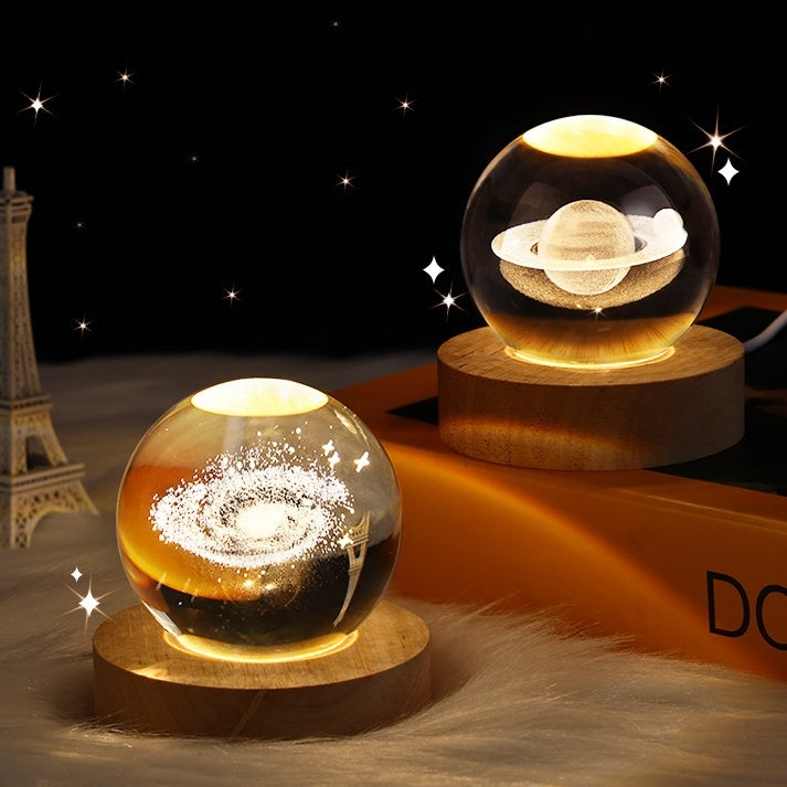 3D Planetarische Kristallkugel