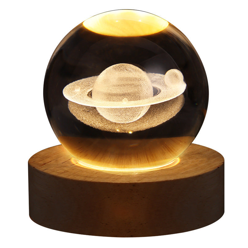 3D Planetarische Kristallkugel