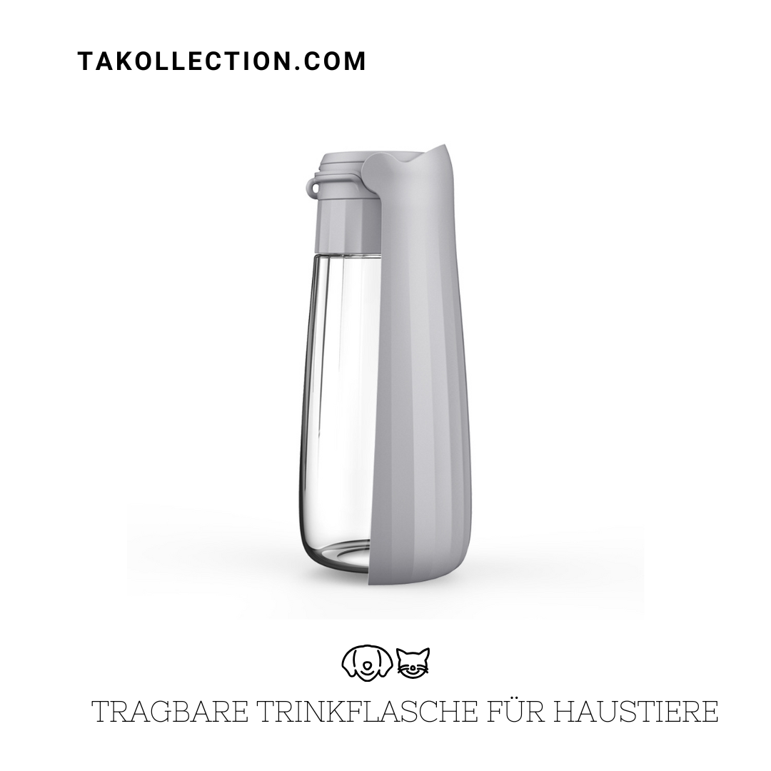 Tragbare Trinkflasche für Haustiere